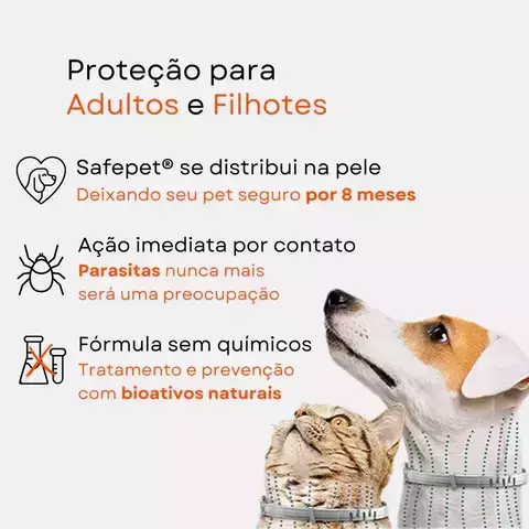 Colar Anti Pulgas e Carrapatos - Mundo dos Importados