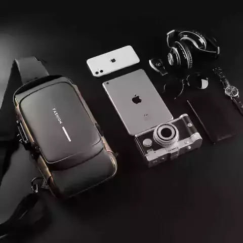 Mochila Anti-Furto com Senha USB Slim Bag - Mundo dos Importados