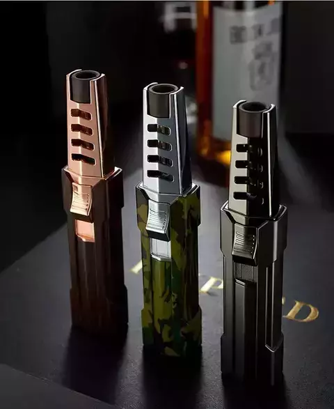 Maçarico Recarregável com chama de alta propulsão - Mundo dos Importados