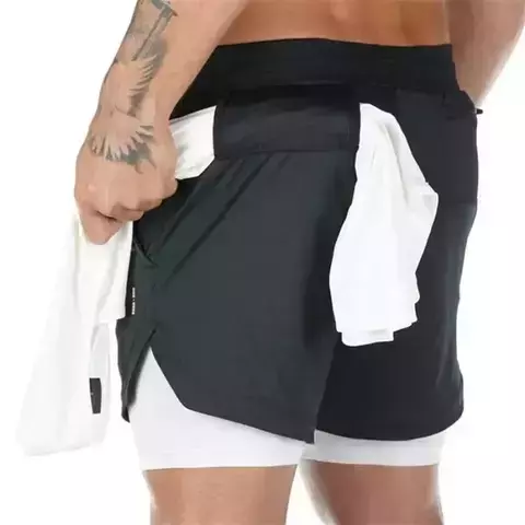 Shorts Para Treino 2 em 1 Esporte Air Effect - Mundo dos Importados