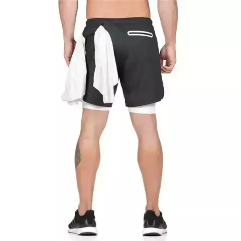 Shorts Para Treino 2 em 1 Esporte Air Effect - Mundo dos Importados