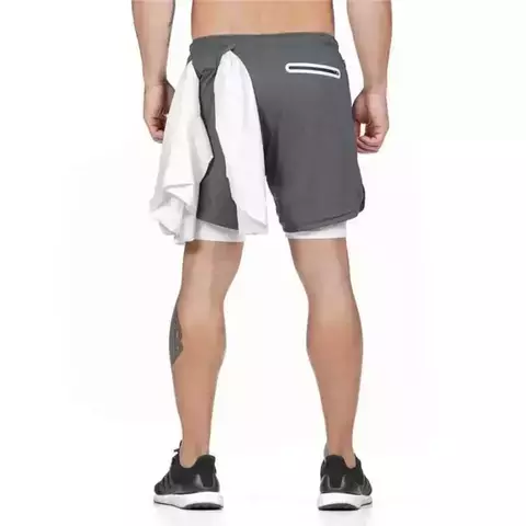 Shorts Para Treino 2 em 1 Esporte Air Effect - Mundo dos Importados