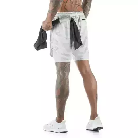 Shorts Para Treino 2 em 1 Esporte Air Effect - Mundo dos Importados