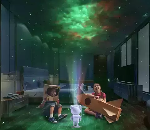 Projetor Astronauta Galaxy - Mundo dos Importados